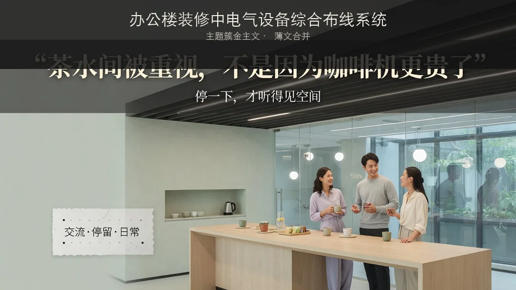 杂志封面：办公楼装修中电气设备综合布线系统