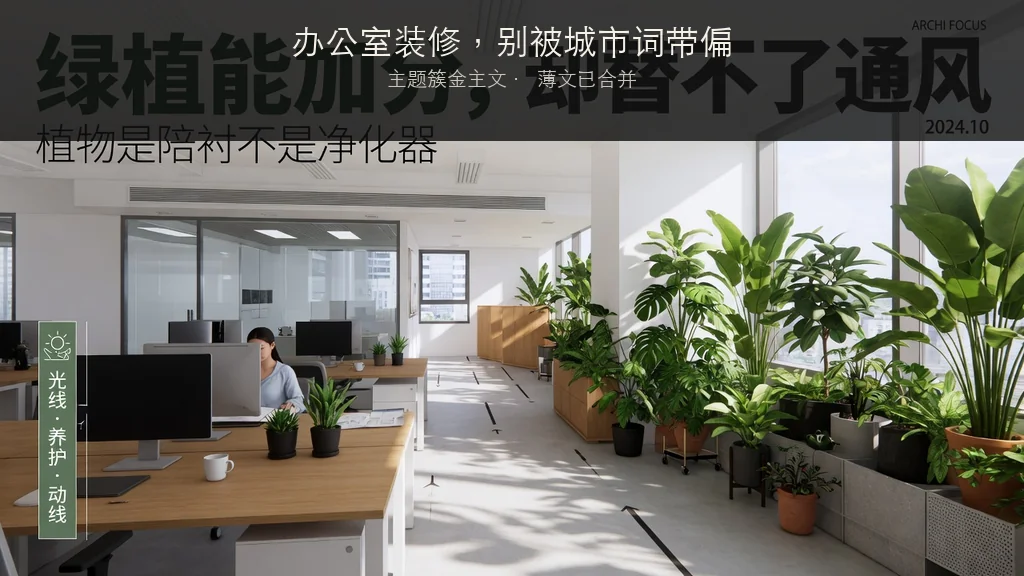 杂志封面：办公室装修，别被城市词带偏