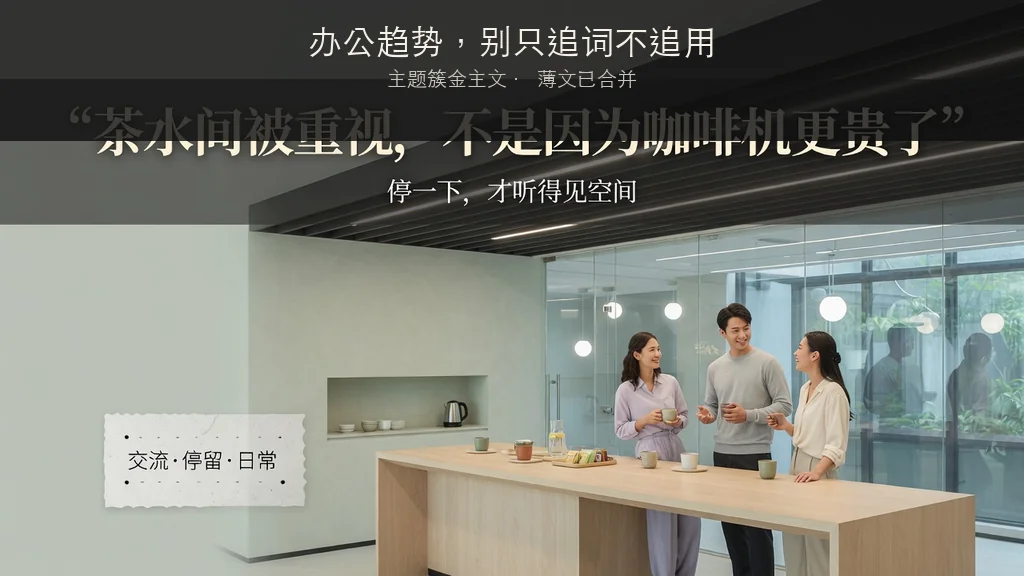 杂志封面：办公趋势，别只追词不追用