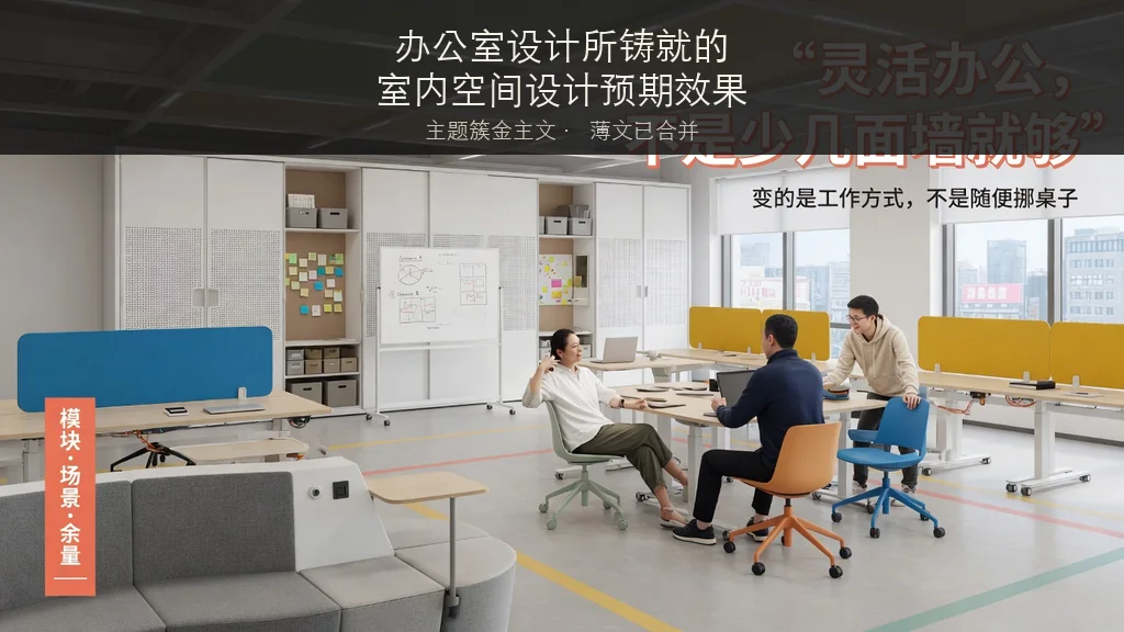 杂志封面:办公室设计所铸就的室内空间设计预期效果