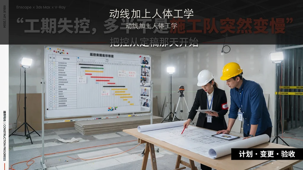 杂志封面：动线加上人体工学
