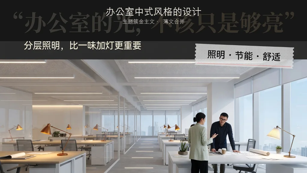 杂志封面：办公室中式风格的设计