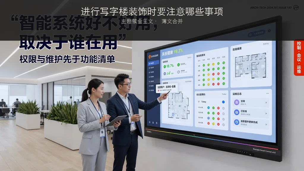 杂志封面：进行写字楼装饰时要注意哪些事项