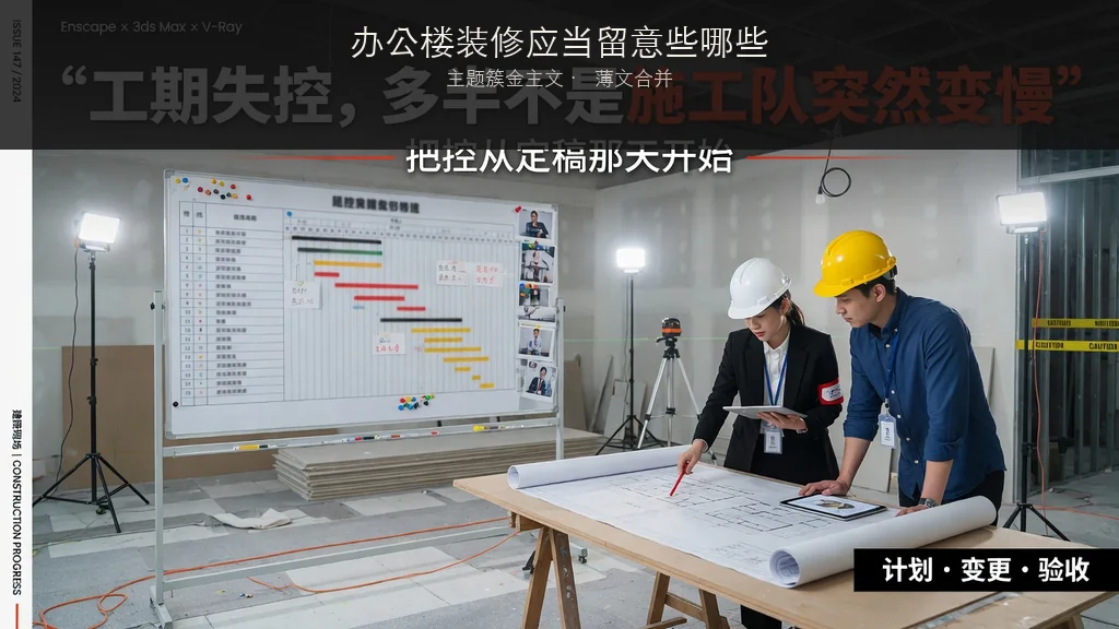 杂志封面:办公楼装修应当留意些哪些