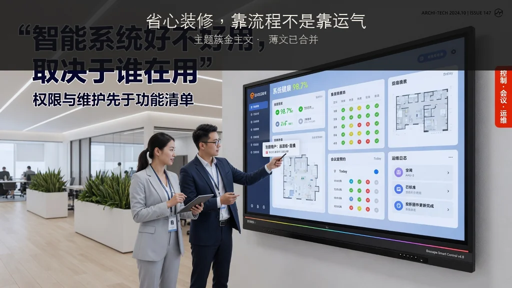 杂志封面:省心装修,靠流程不是靠运气