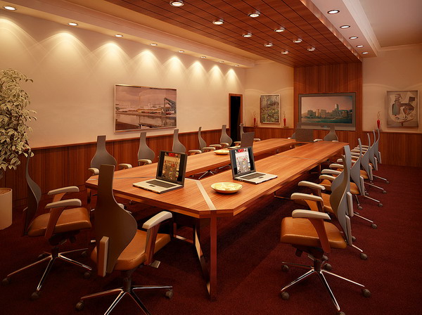 办公空间的会议室设计-办公室装修图