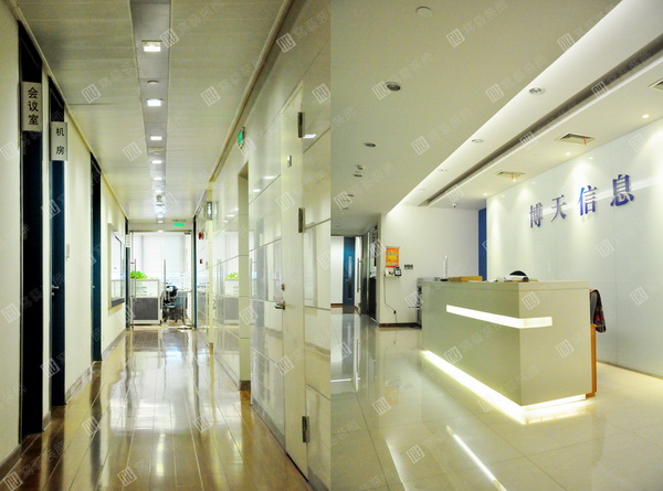 博天_上海写艺办公室装修案例 前台部分