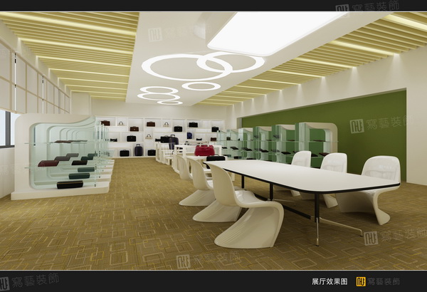 柯润箱包制品办公室装修配图- 展厅