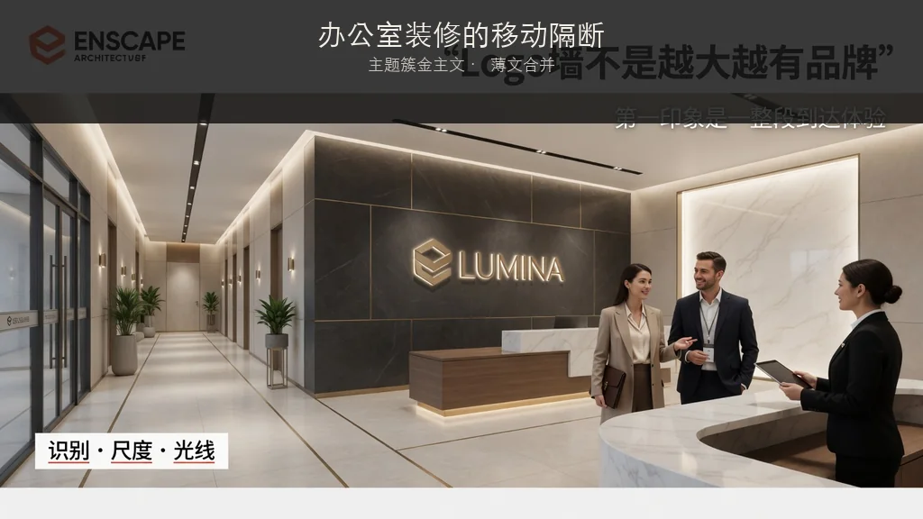 杂志封面：办公室装修的移动隔断