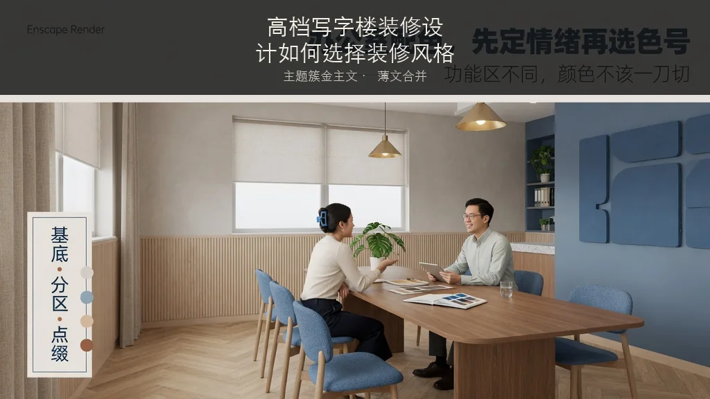 杂志封面:高档写字楼装修设计如何选择装修风格